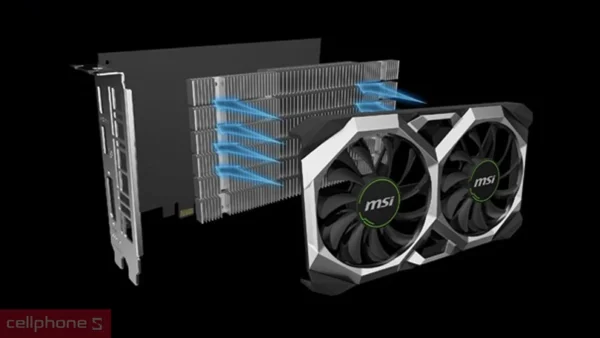 VGA MSI GeForce GTX 1650 4GB D6 VENTUS XS OCV3 - Hình ảnh 5