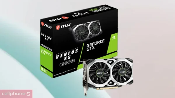 VGA MSI GeForce GTX 1650 4GB D6 VENTUS XS OCV3 - Hình ảnh 3